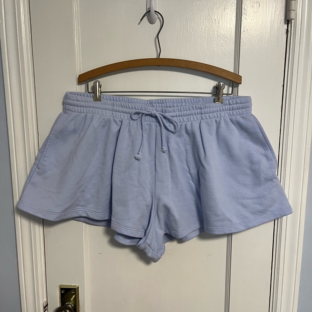 Universal Thread Blue Athletic Shorts with Elastic Waistband